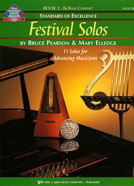 Festival Solos #3 Bass Clarinet Book with Online Audio Access cover